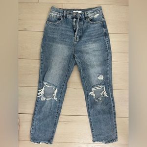 PACSUN HIGH-RISE STRAIGHT LEG JEANS- SIZE 27